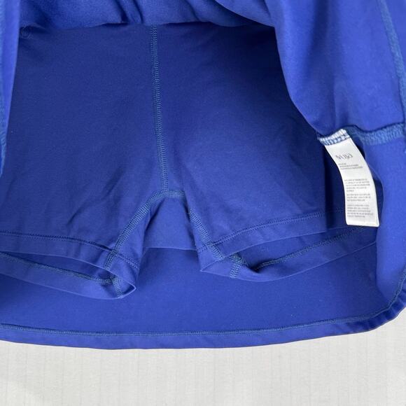 Lija Athletic Tank/Skirt Set Orange Top Navy Blue Bottom Golf Tennis Size Medium - Picture 7 of 9